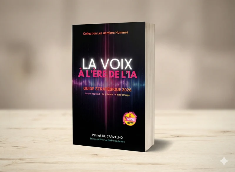 Couverture du livre « La voix à l'ère de l'IA » de Patrick de Carvalho